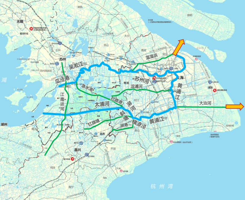 吴淞江地图位置图片