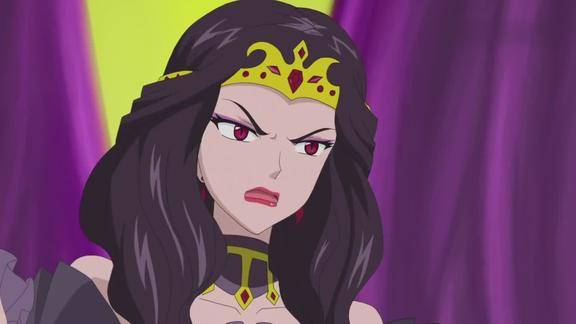 巴啦啦小魔仙哈莱王后好卑鄙要用雅雅要挟贝贝交出月星宝盒