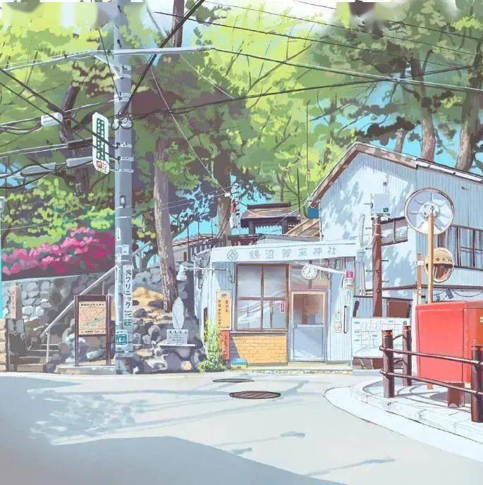 二次元世界里的日本街景