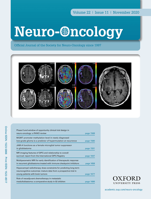 期刊速览neurooncology2020年11月文章