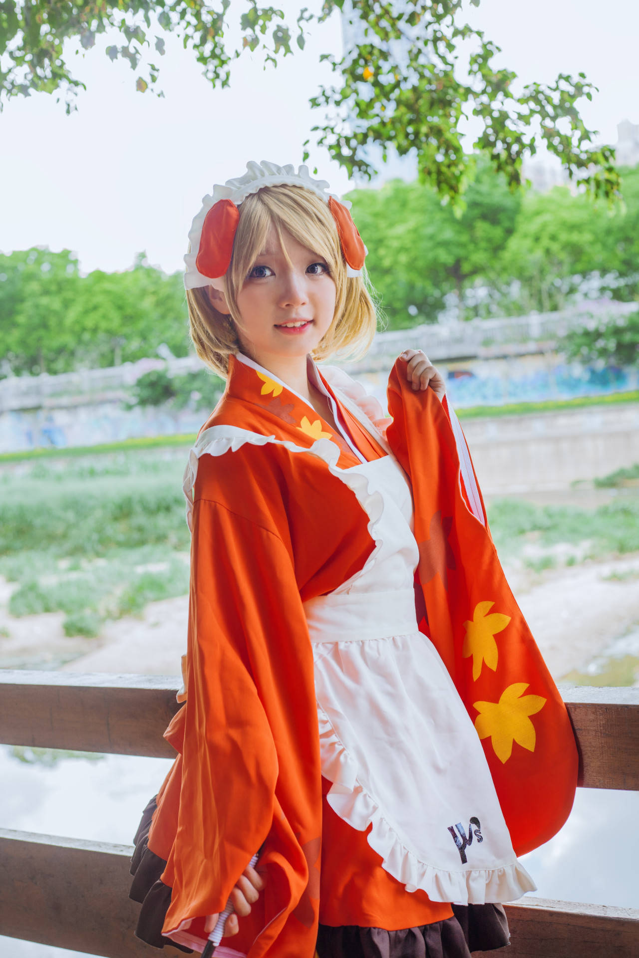 【love live!】小泉花阳枫叶和服cosplay