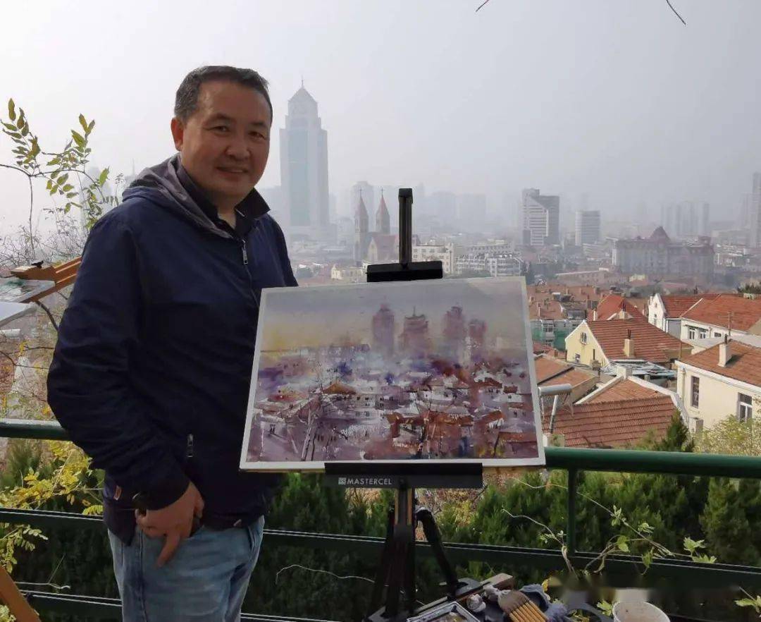 【单虹水彩课堂662期】单虹(china hong)水彩青岛特辑第二期