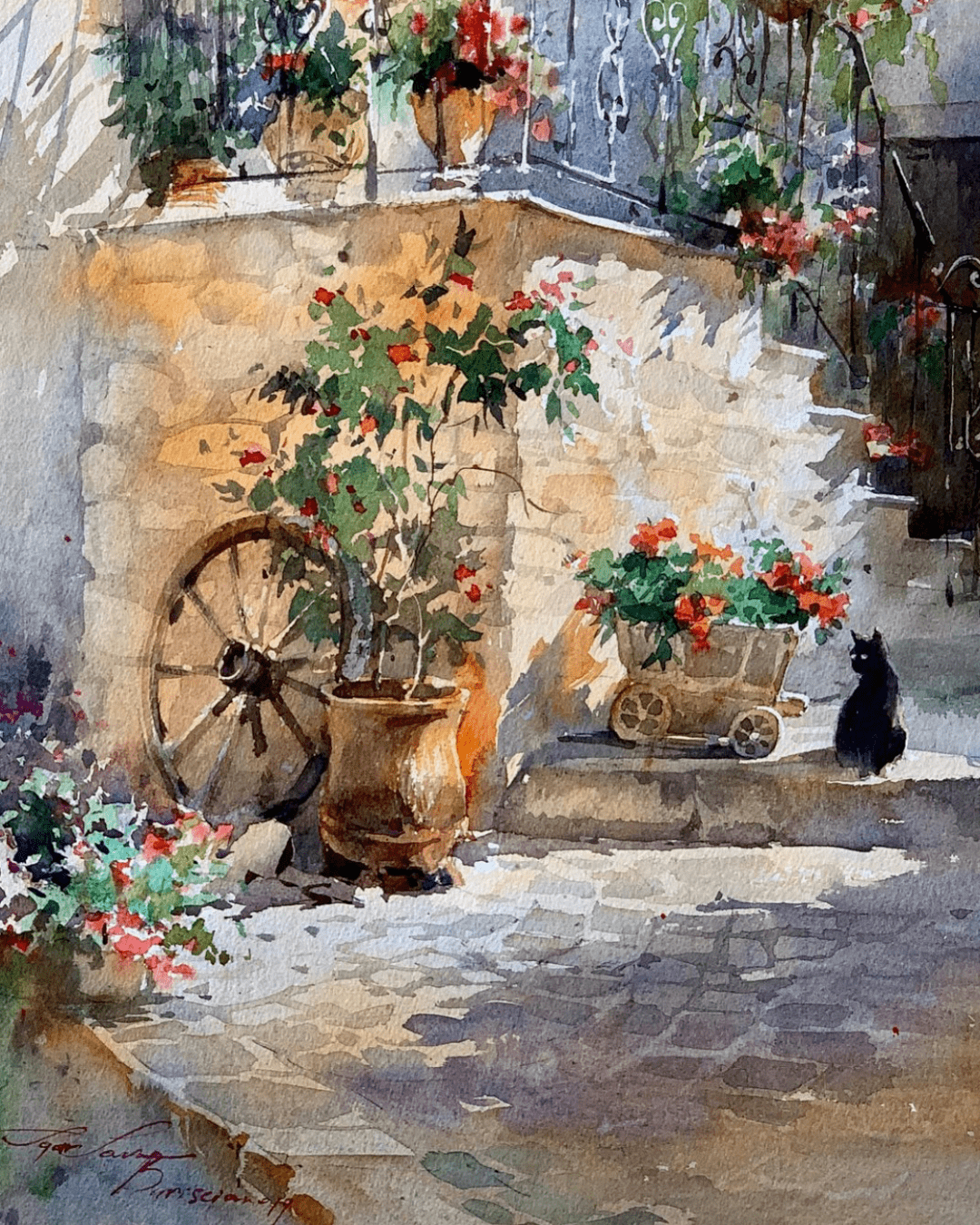 意大利水彩画家lgorsava作品欣赏三