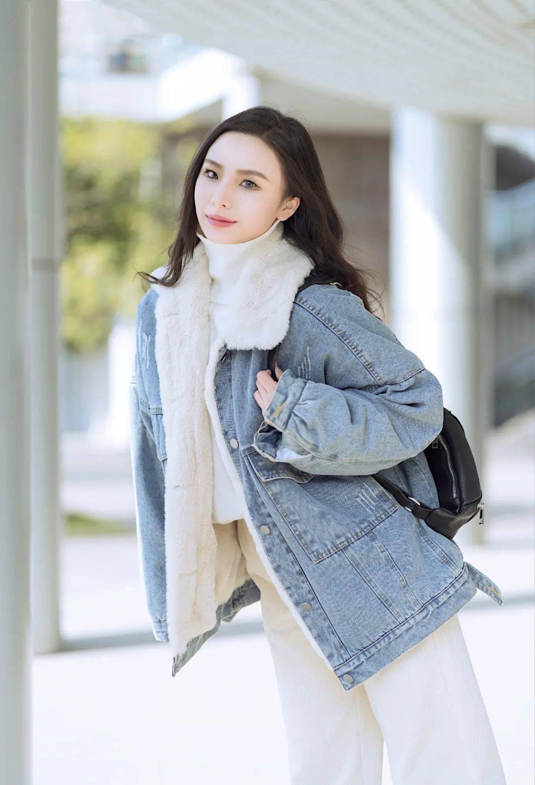 又纯又欲的冬季穿搭学会了美翻天