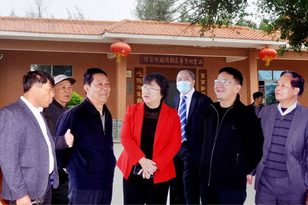 县长罗红霞调研革命老区村建设