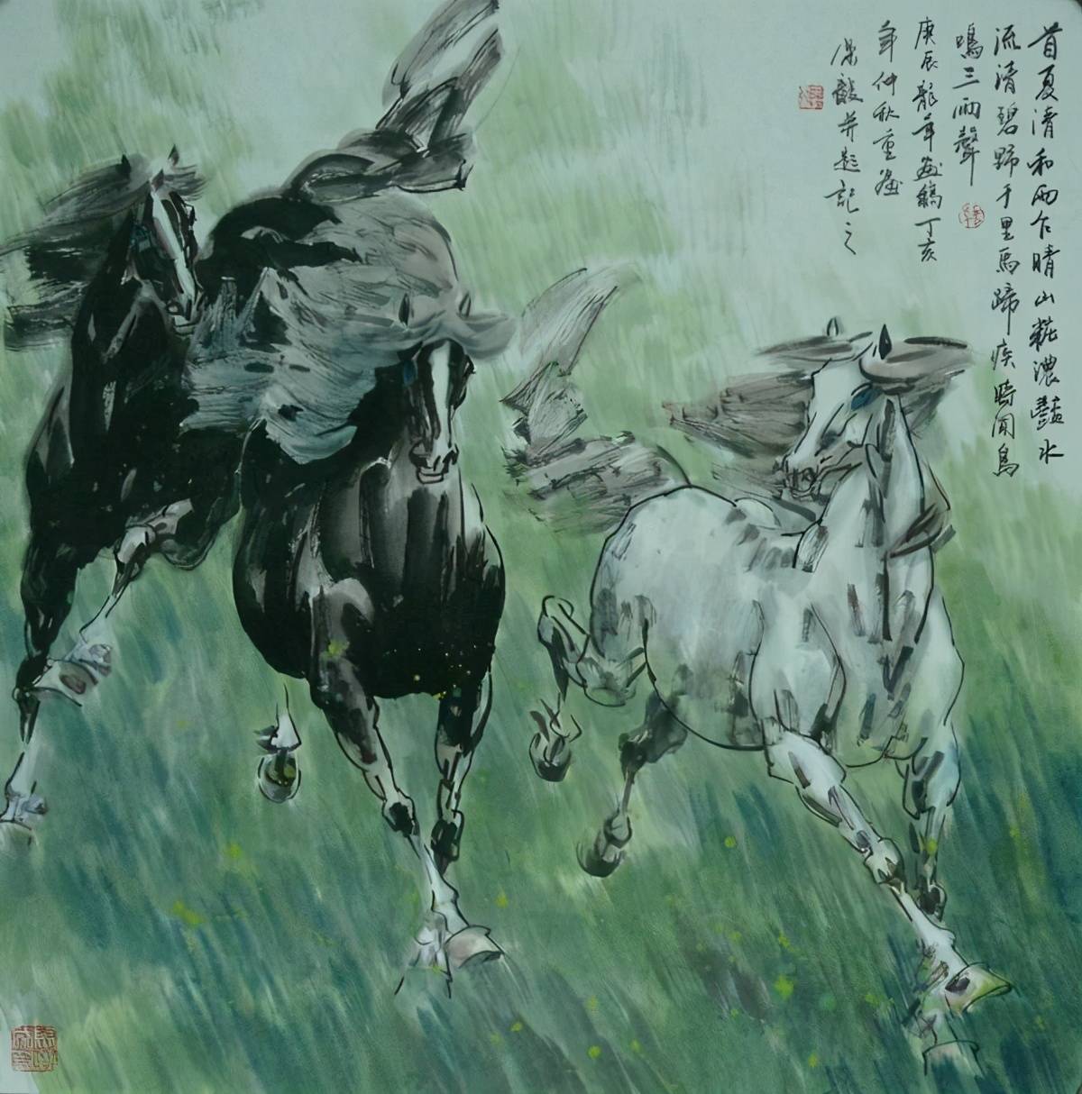 画坛牧马人张乐毅的骏马柔情