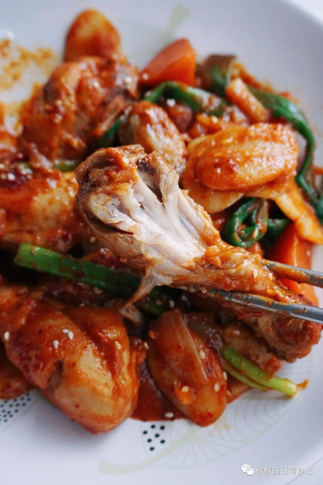 也能做出韩国餐厅的味道红红火火韩式辣炖鸡腿 spicy korean chicken