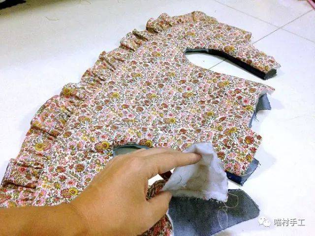 教程| 童款花边棉马甲(图纸)