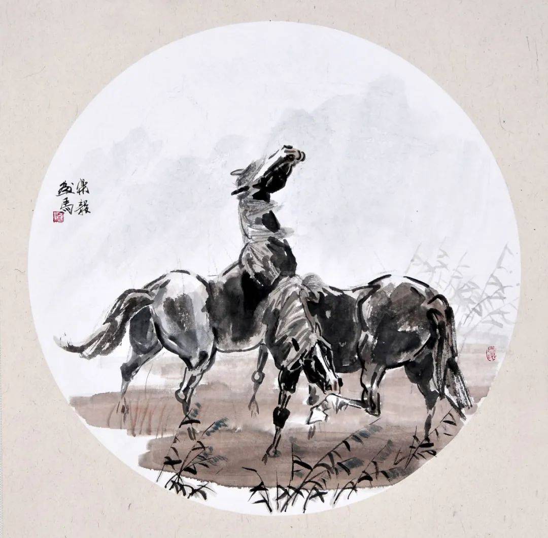 画坛牧马人张乐毅的骏马柔情