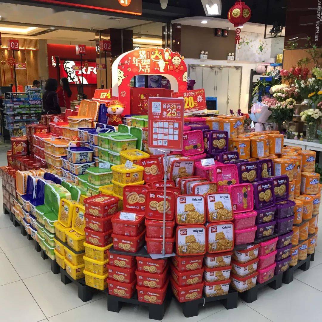 超市年货陈列欣赏_食品