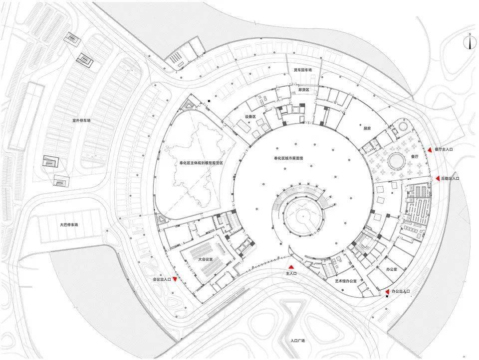 ▼一层平面图 北京市建筑设计研究院有限公司华南设计中心