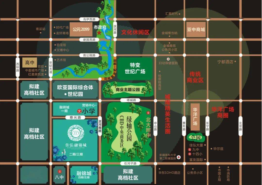 昌吉市规划图高清图片