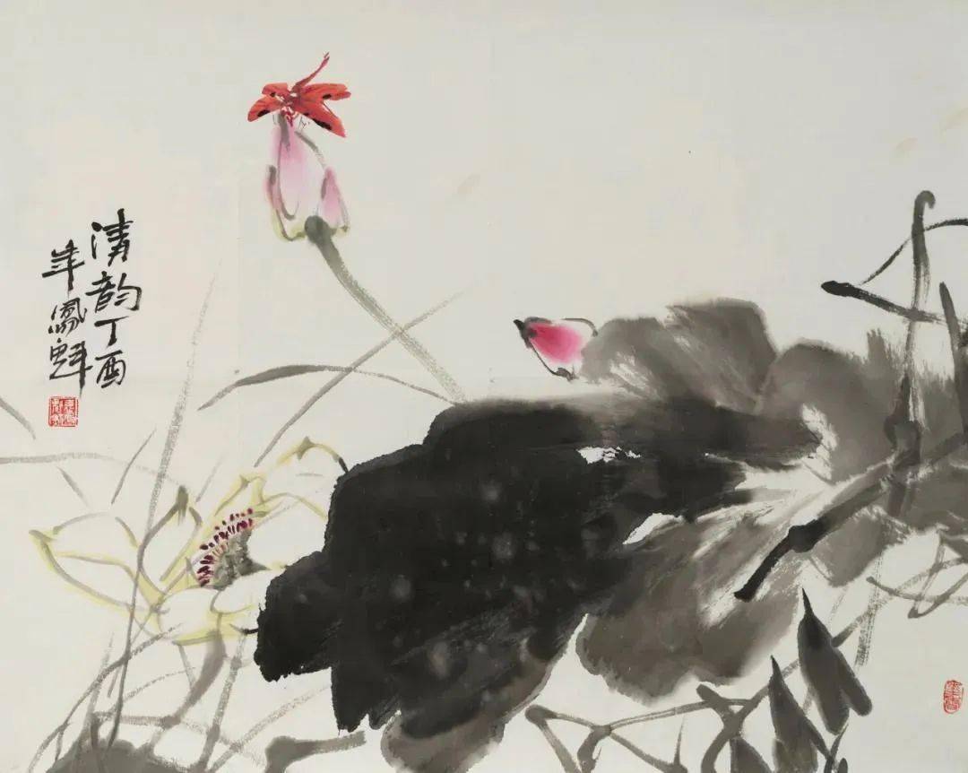 作品展袁凤魁写意花鸟画赏析