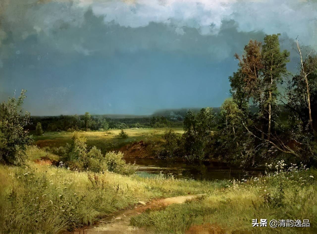 俄国巡回画派风景画大师希什金史诗般森林风景油画作品欣赏