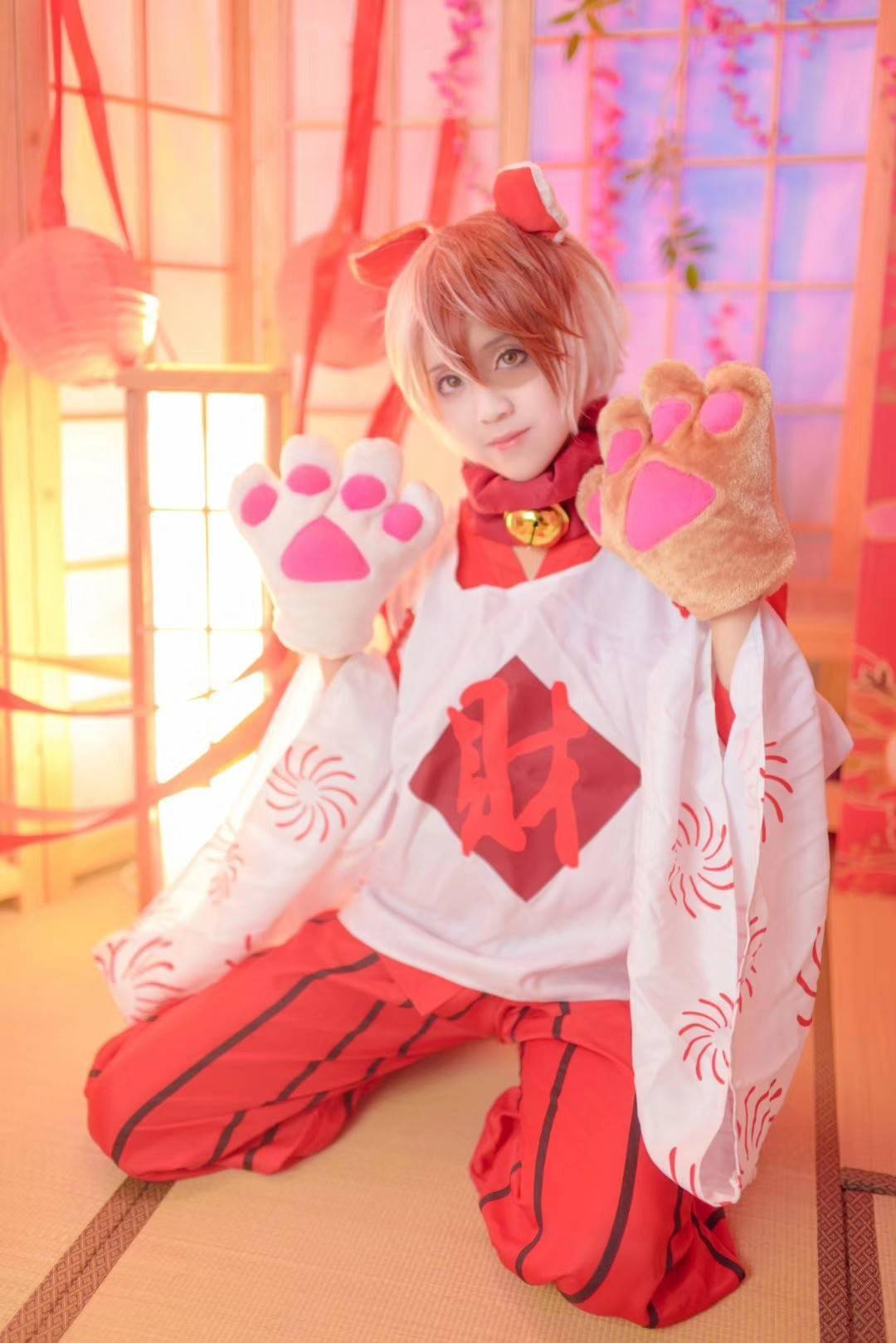 阴阳师御魂招财猫cosplay