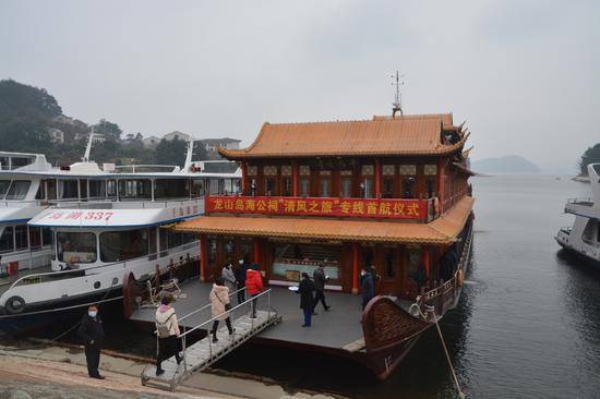 杭州千岛湖景区首推免门票旅游专线 “清风之旅”正式首航