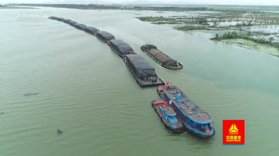 看央视解读济宁大运河(三):铁水互连 运河新篇_拖船
