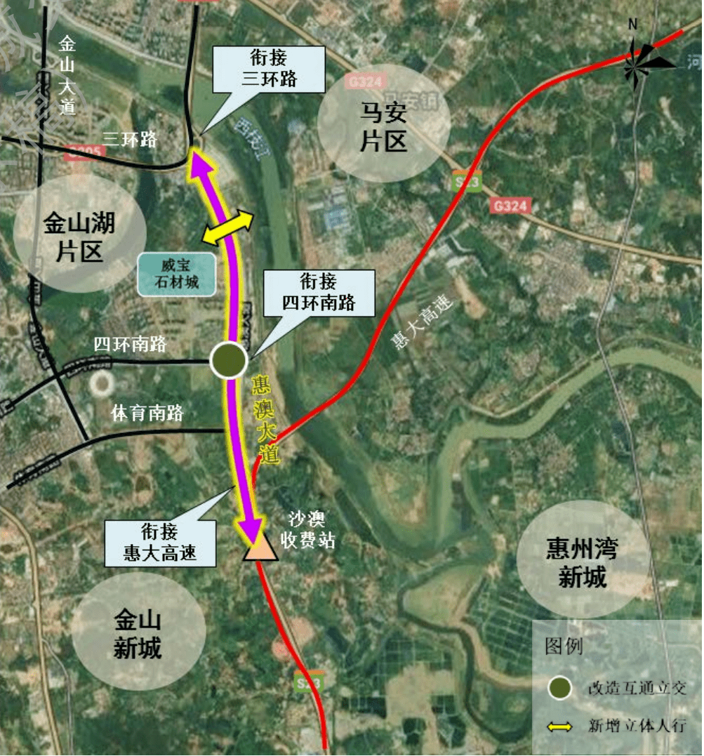 惠城中心区最新交通规划出炉!