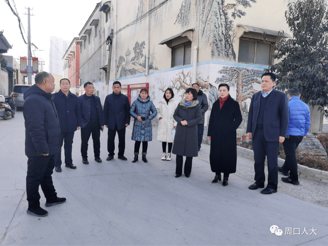 王凯)1月12日,商水县人大常委会副主任张俊霞到新城办事处公园路人大