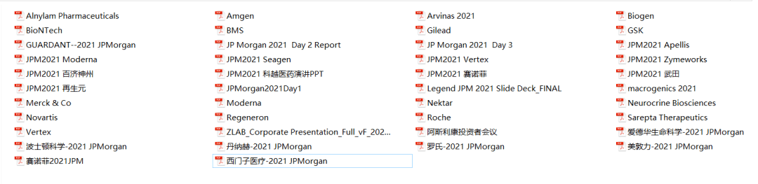 40份ppt分享丨jpm2021三天全收集 制药公司未来发展与投资风向 Morgan