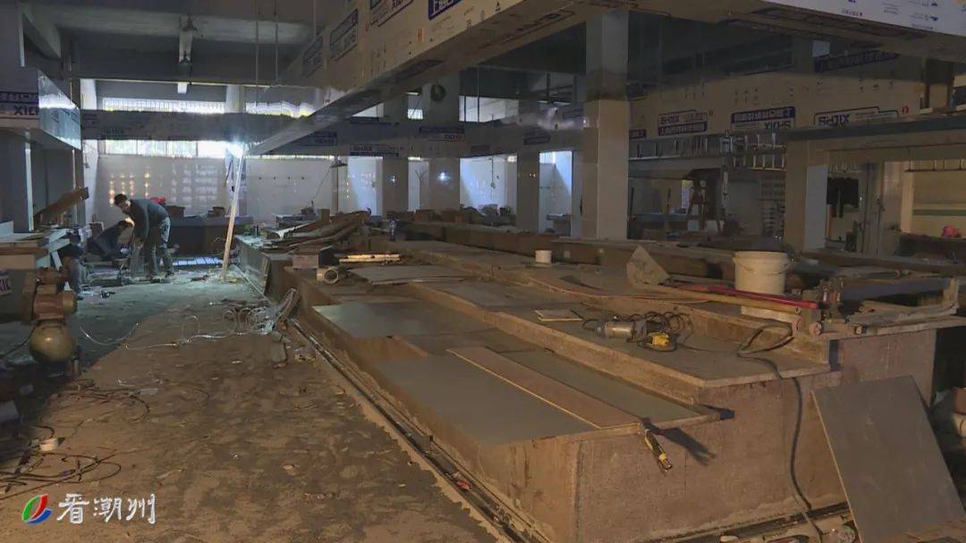 奎元市场升级改造 预计月底完工_经营户