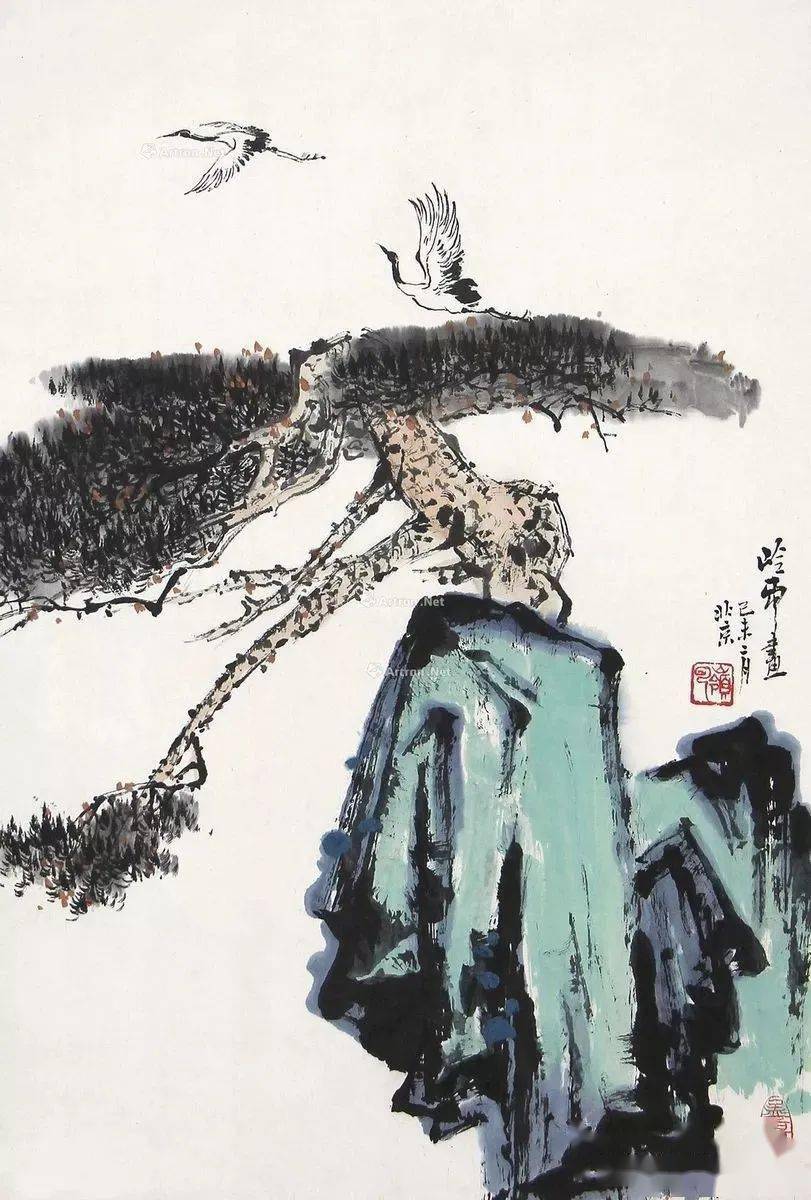 著名画家教育家很有独创性的国画艺术家秦岭云