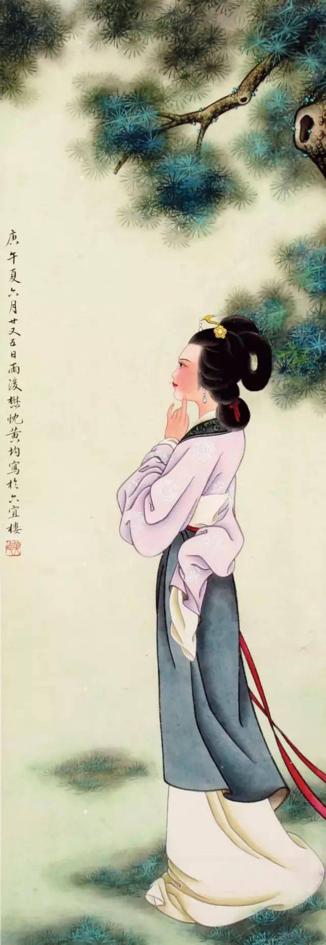 国画大师黄均工笔人物画作品欣赏100幅