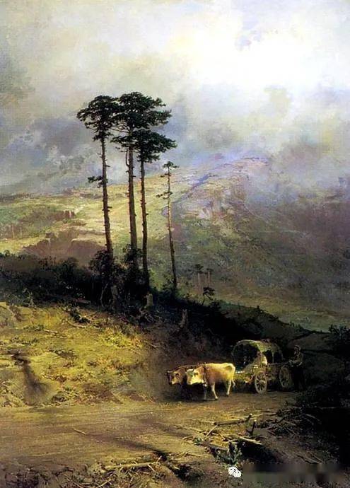 (1850-1873年) 华西里耶夫是俄国19世纪 后半期优秀的风景画家 ,他师