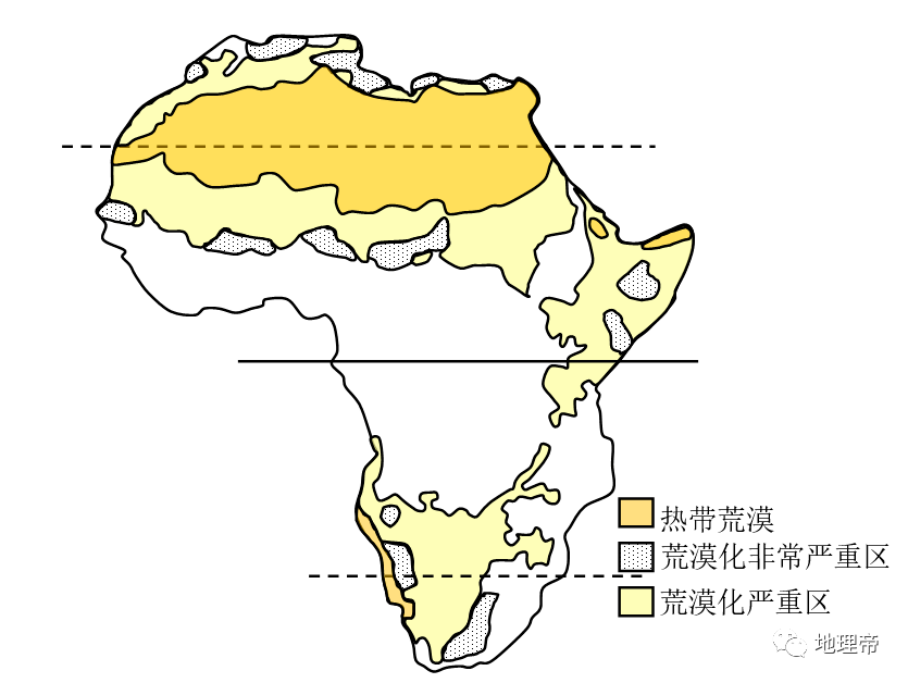 热带沙漠气候分布区域图片