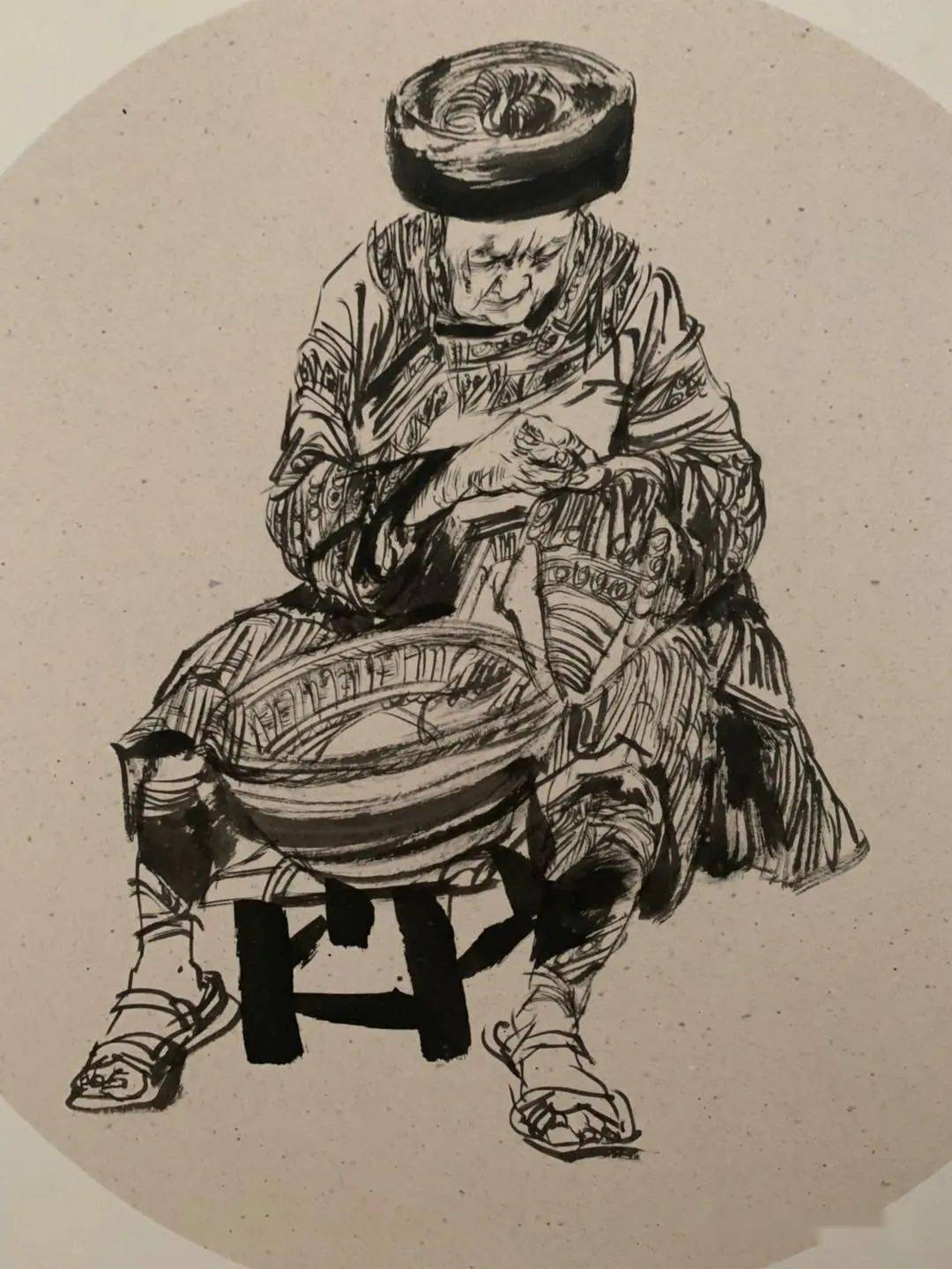 写意与神韵并存 王朋飞 近作 赏析_速写