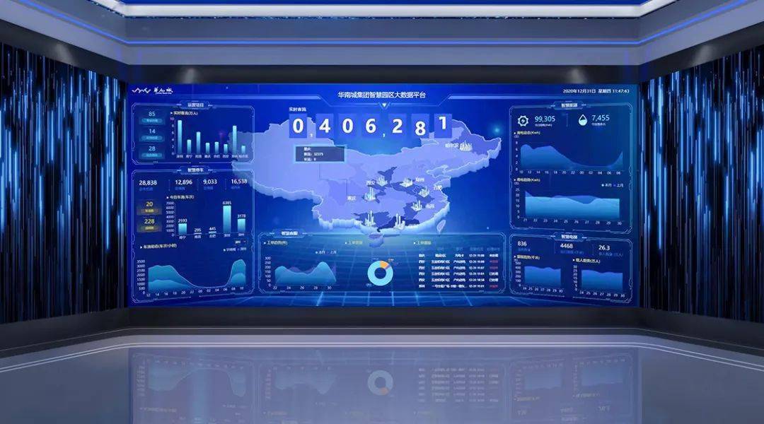 智慧园区全息三维华南城数字展厅首亮相