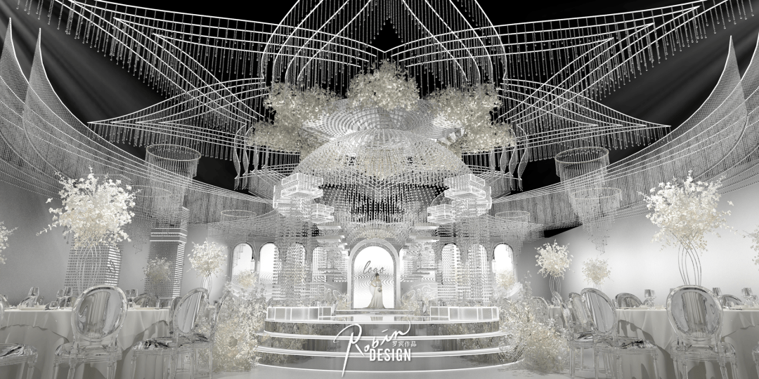 甘肃金昌水晶婚礼堂设计案例分享