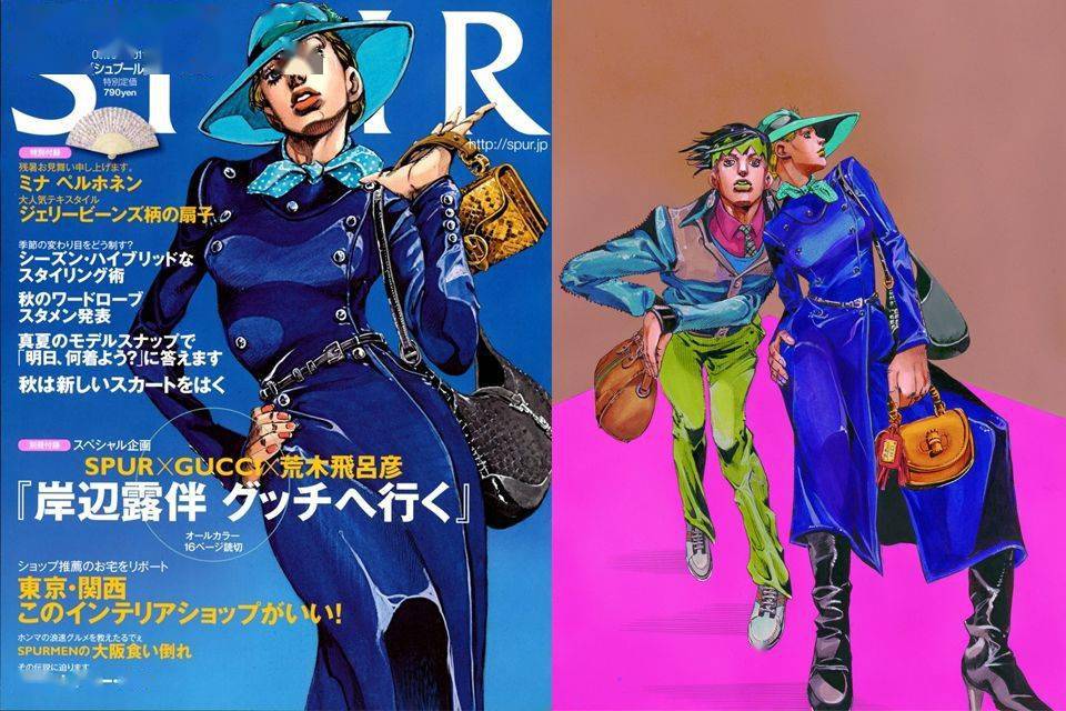 日本漫画界的真香神话与gucci合作去卢浮宫办展半部jojo引领一个时代