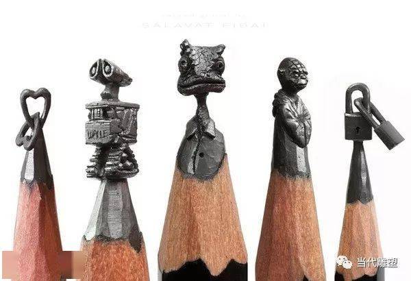 出神入化的铅笔芯微雕