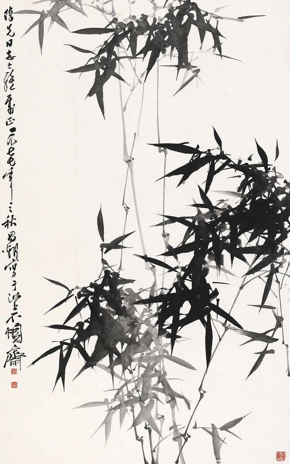 这位画竹,老辣苍茫,被誉为当代郑板桥_昌潮竹