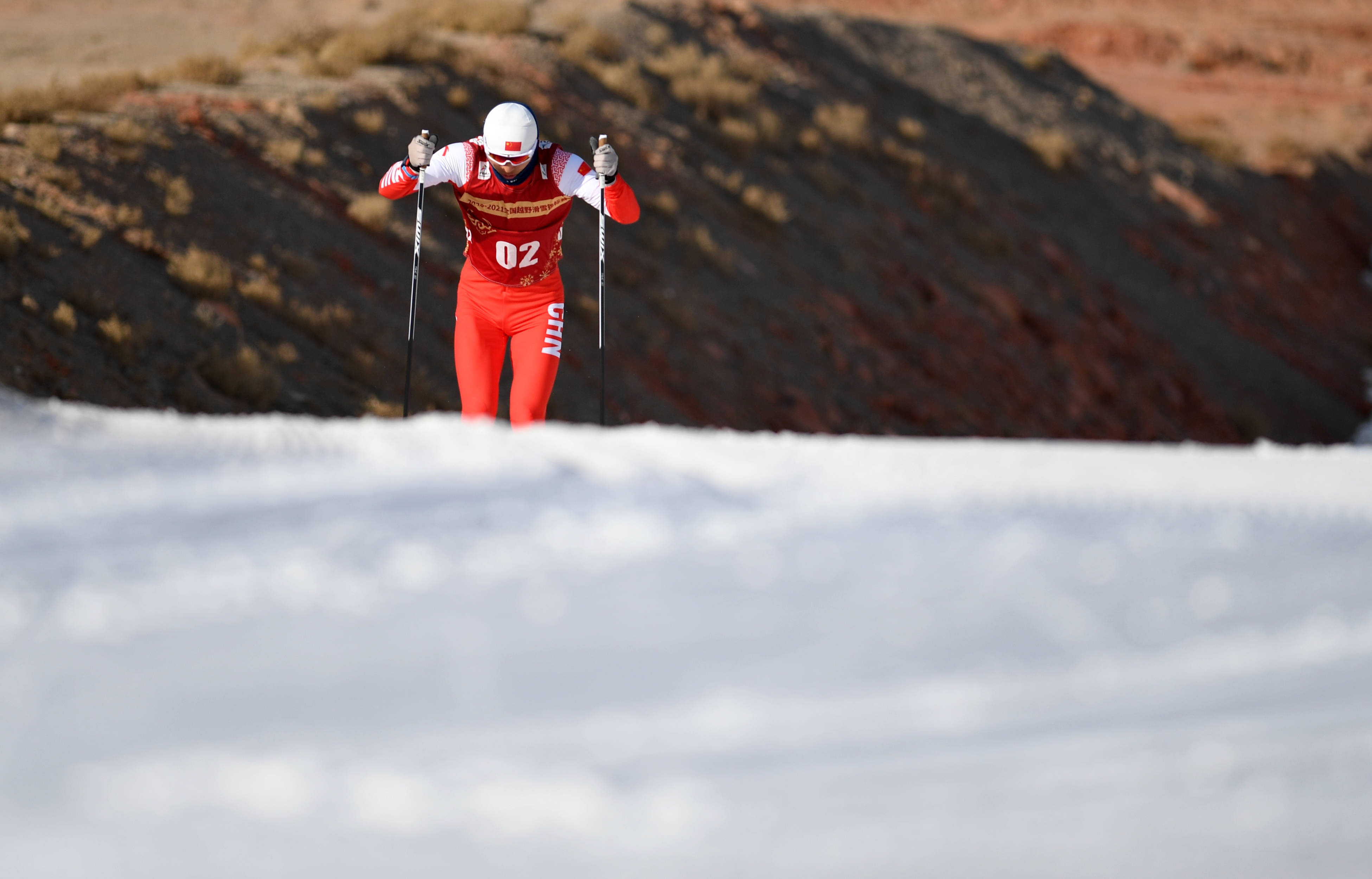 越野滑雪——全國錦標賽:男子3公里爬坡賽況_比賽