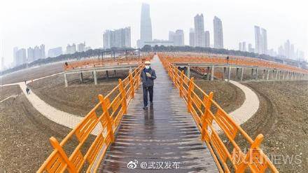 汉口江滩观芦步道修复