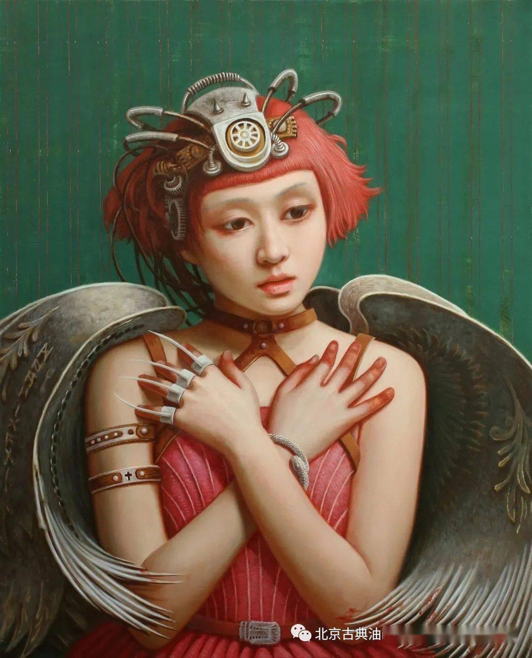 鲁美美女画家张钰油画作品