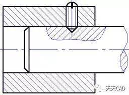 cad機械製圖螺釘畫法