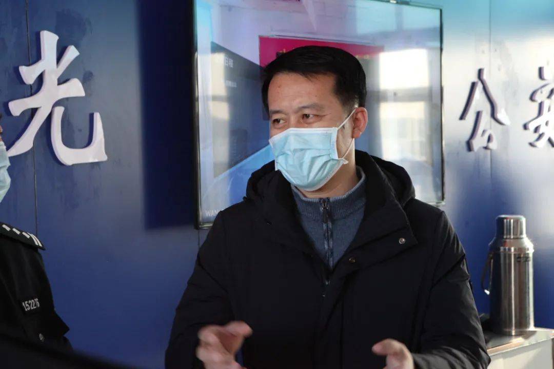 吴宝忠到垦区公安局北安分局赵光派出所调研