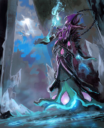 美丽长裙大铁链魔兽著名的女装大佬巫妖