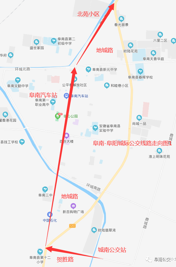 阜南6路公交车路线图图片