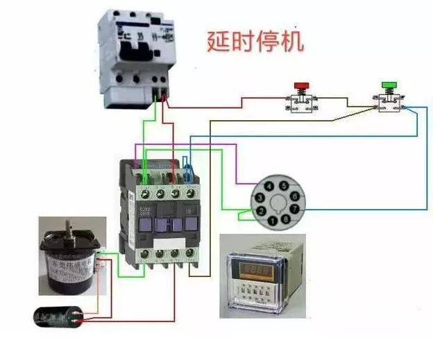 常用交流接觸器實物接線圖簡單明瞭易懂