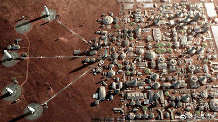 地球|西媒：第一座火星城市规划图出炉