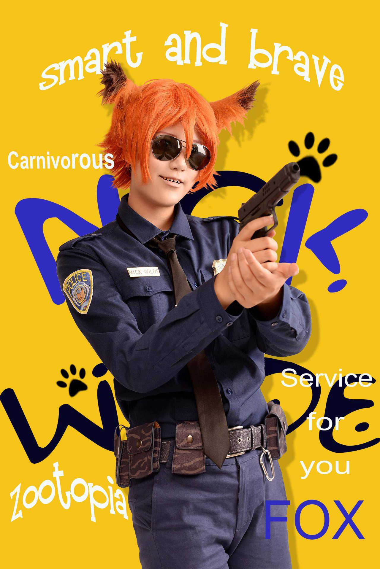 疯狂动物城尼克cosplay