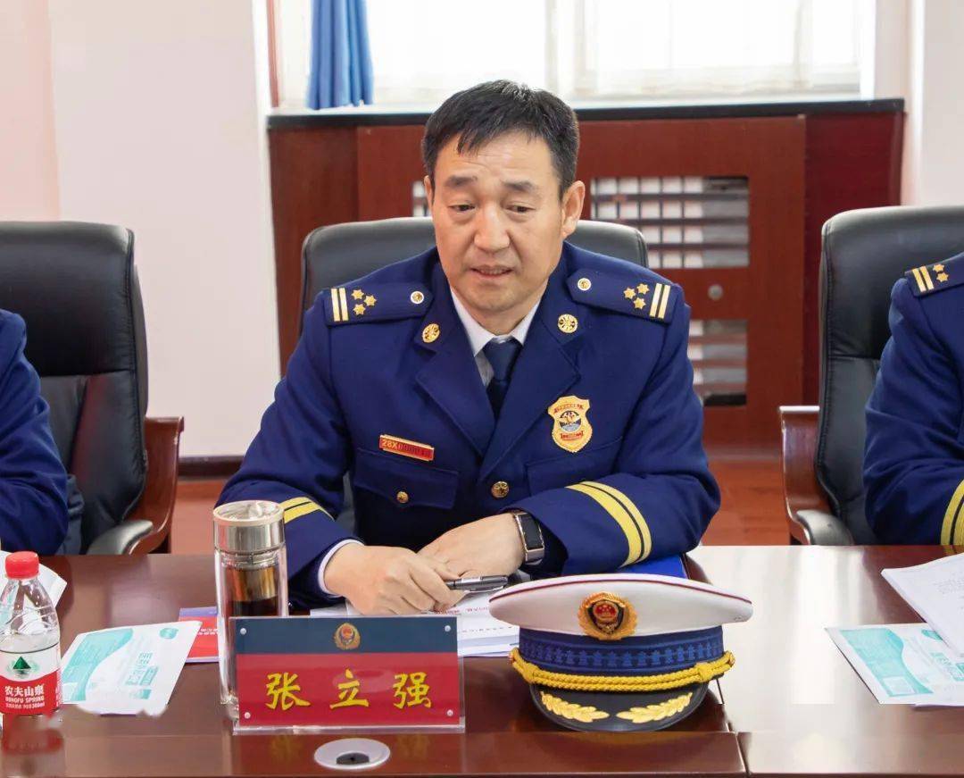 张立强副总队长调研指导天水支队两员队伍建设工作