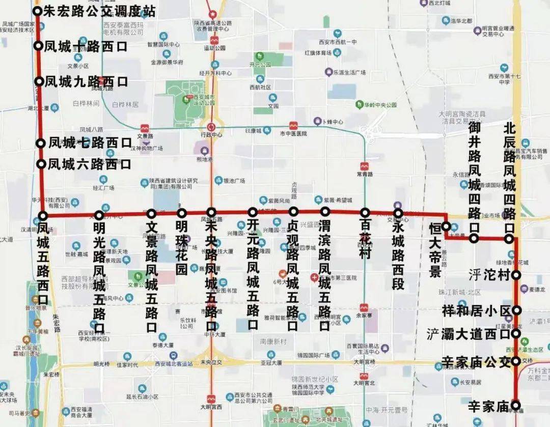 196路公交车路线图图片