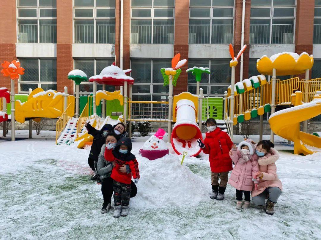 当童真遇上初雪营口市育才幼儿园冬日特辑