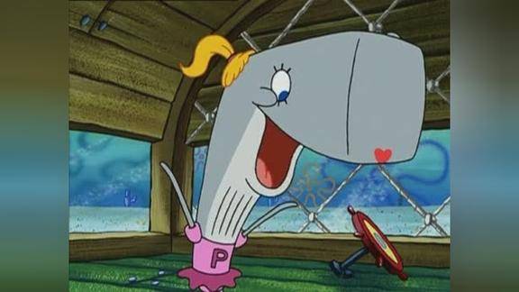 海绵宝宝痞老板被女儿珍珍跑步的震动震的飞起来了