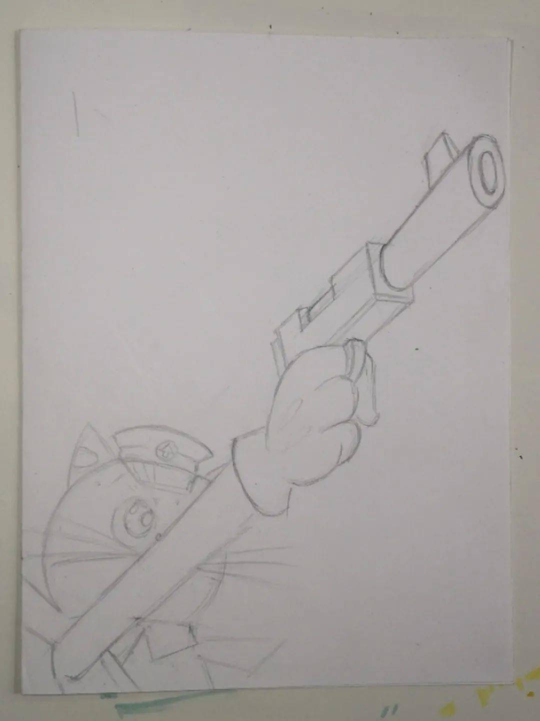 微课堂 | 经典动漫立体绘本 《黑猫警长》(六) 封面和封底制作